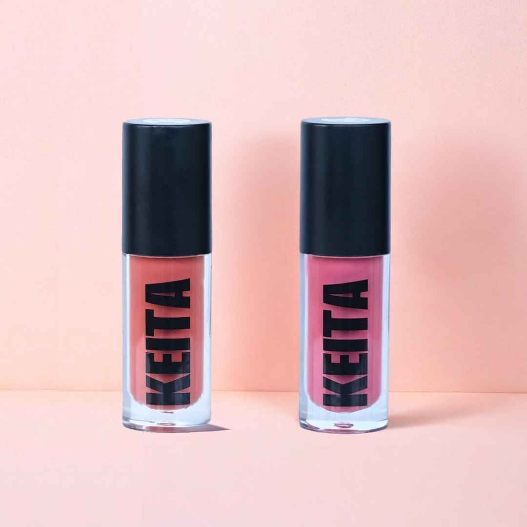 Tinted Lip Oil Duo - Worthy + Powerful (Sienna Brown + Pink)